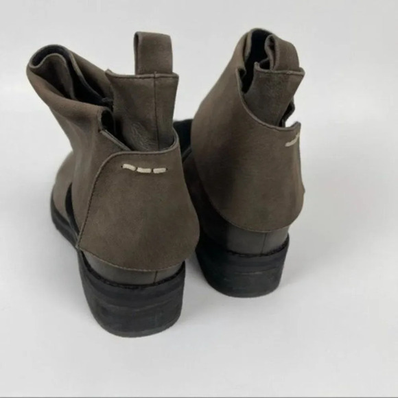 NEW Antelope Leather/Suede Ankle Boots Sz 38 - Picture 5 of 9